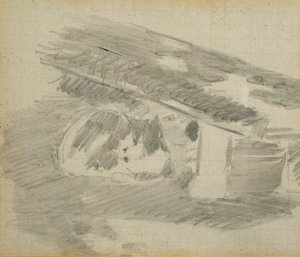 マラルメの猫 作： Édouard Manet